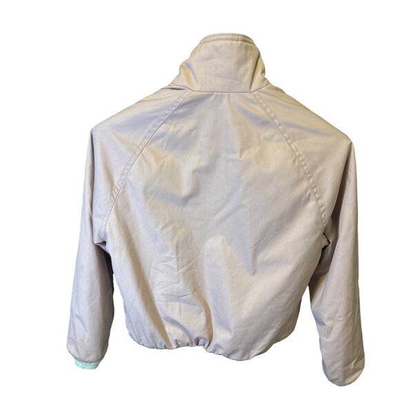 Vintage Woolrich Pink Fleece Lined Full Zip Bomber Jacket Sz S - Picture 2 of 9